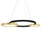 Cwi Lighting Deux Lunes LED Chandelier With Sun Gold & Black Finish 1215P37-2-625 - alternate 2